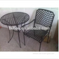 garden cheap iron table and chair set factory